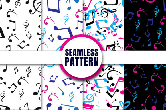 Music Seamless Pattern: Vibrant & Versatile Design Assets