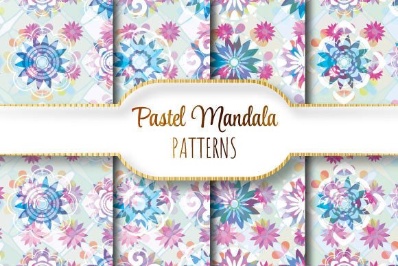 Pastel Mandala: Soft, Seamless & Ready to Use