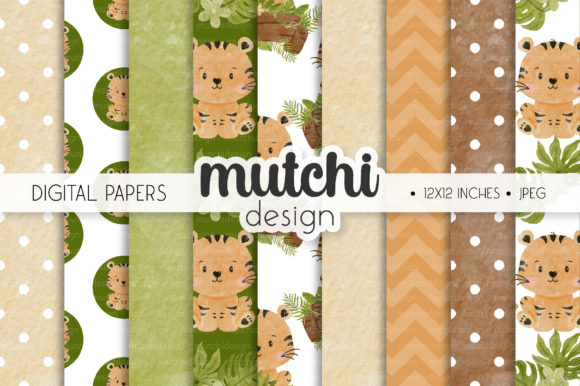Tiger Safari Digital Papers: A Practical Guide for Crafters and Designers