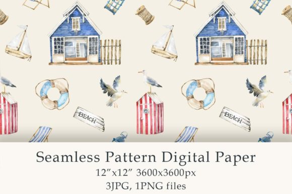 Watercolor Beach Seamless Pattern: A Practical Guide for Designers and Makers