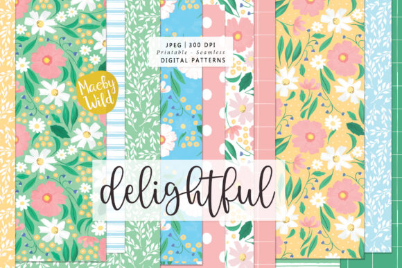 Woodland Floral Seamless Pattern Paper: Effortless, Nature-Inspired Design for Real Creative Projects